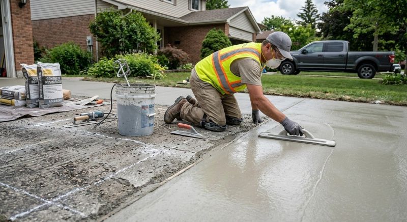 Cement Resurfacing in West Des Moines, IA
